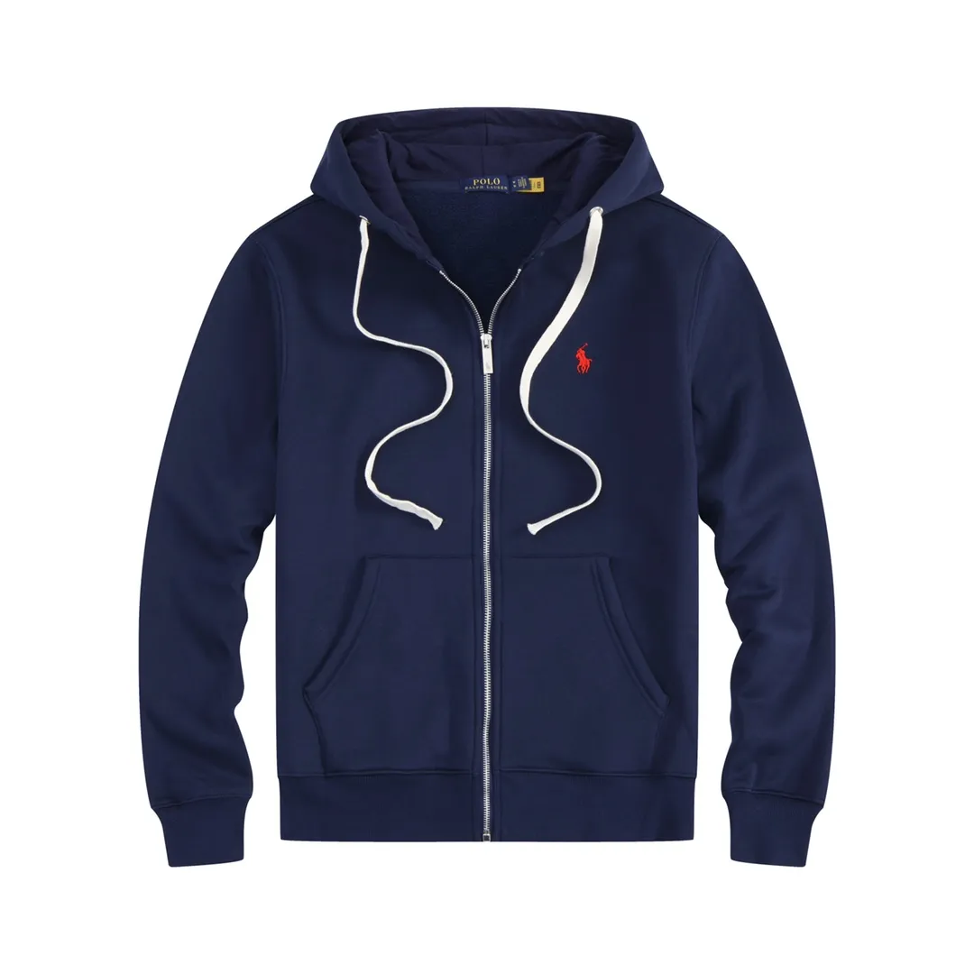 P260 Ralph Lauren white rope sweatshirt for men and women (pure cotton) Size: S-XXL